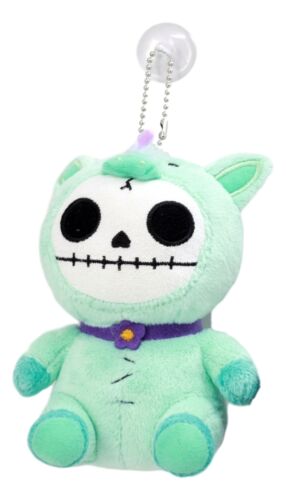 Ebros Gift Furrybones Blue Enchanted Unicorn Unie Skeleton Monster Plush Doll Toy Ornament
