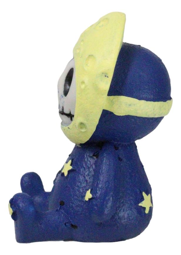 Ebros Gift Furrybones Celestial Heavens Luno Moon And Stars Skeleton Furry Bones Figurine