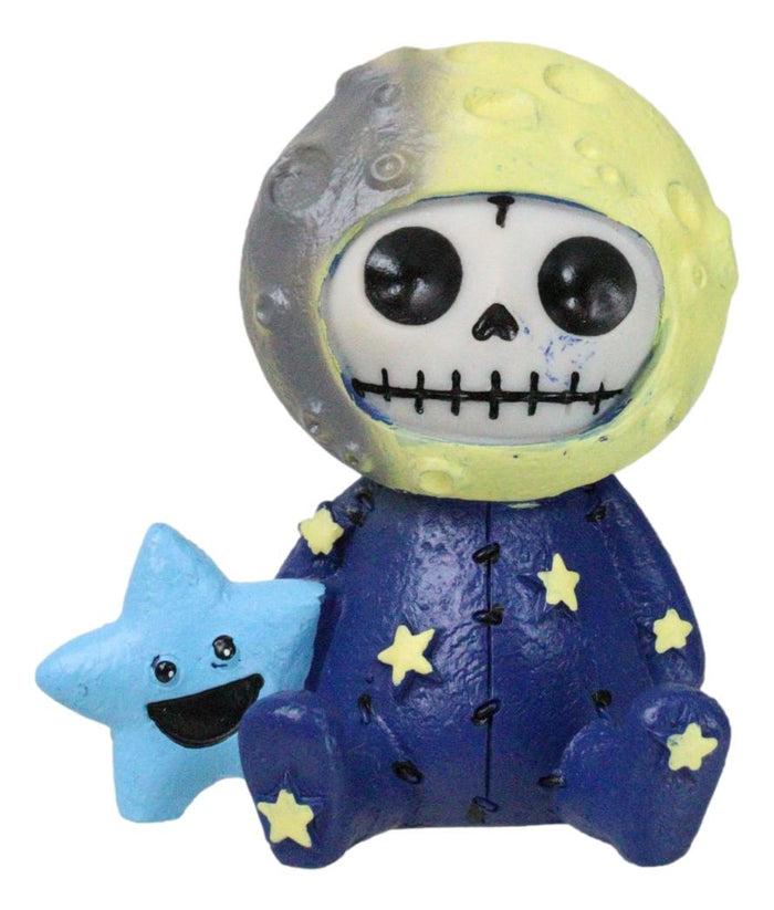 ebros gift Furrybones Celestial Heavens Luno Moon and Stars Skeleton Furry Bones Figurine