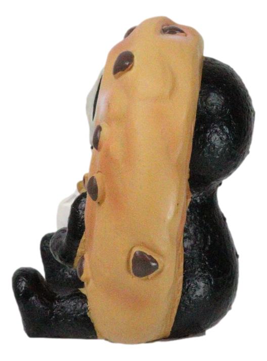 Ebros Gift Furrybones Choco The Chocolate Chip Cookie Monster Skeleton Furry Bones Figurine