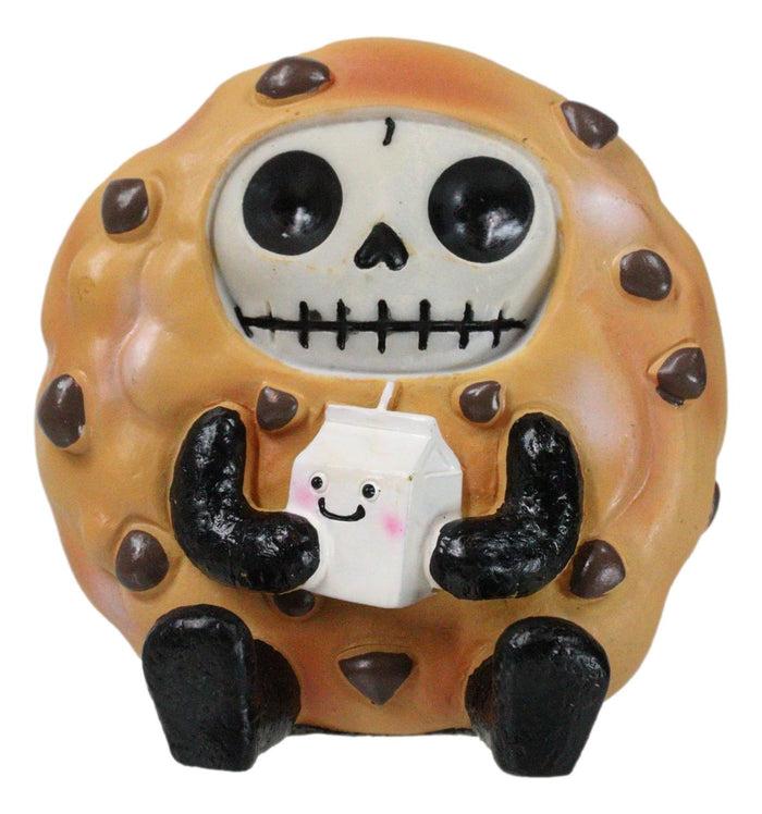 ebros gift Furrybones Choco The Chocolate Chip Cookie Monster Skeleton Furry Bones Figurine