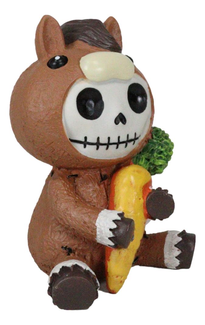 Ebros Gift Furrybones Clyde The Donkey Mule Ass Horse Skeleton Monster Furry Bones Figurine