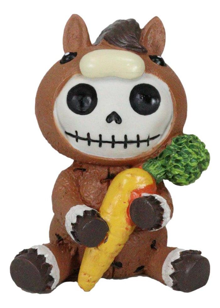 Ebros Gift Furrybones Clyde The Donkey Mule Ass Horse Skeleton Monster Furry Bones Figurine