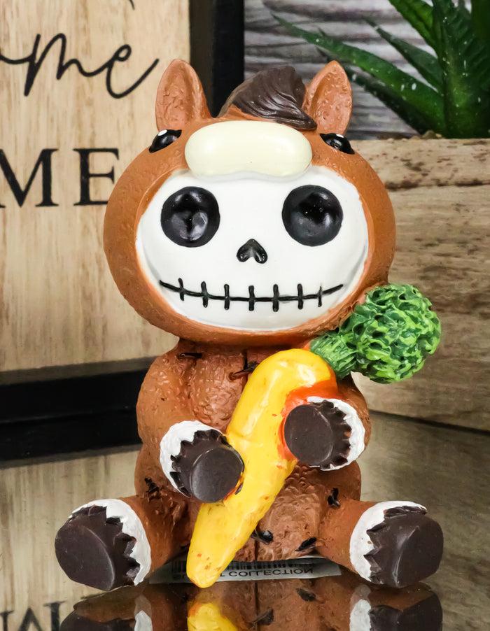 ebros gift Furrybones Clyde The Donkey Mule Ass Horse Skeleton Monster Furry Bones Figurine
