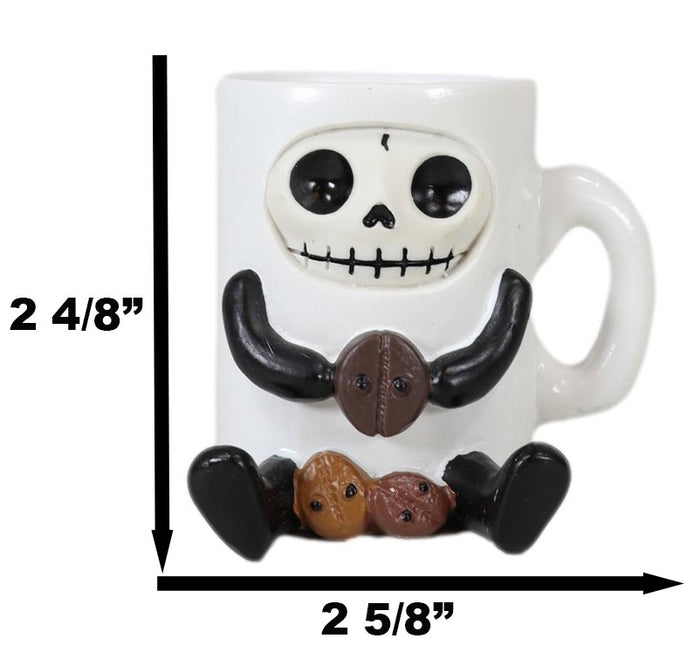 Ebros Gift Furrybones Cup Of Joe The Coffee Bean Morning Beverage Mug Furry Bone Figurine
