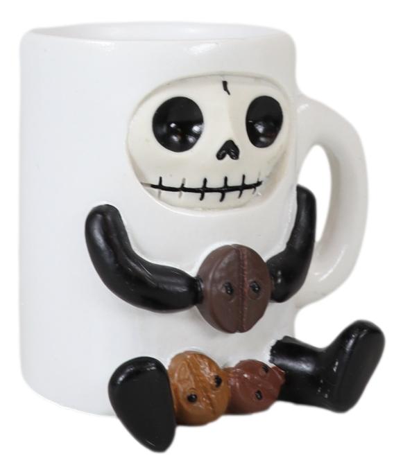Ebros Gift Furrybones Cup Of Joe The Coffee Bean Morning Beverage Mug Furry Bone Figurine