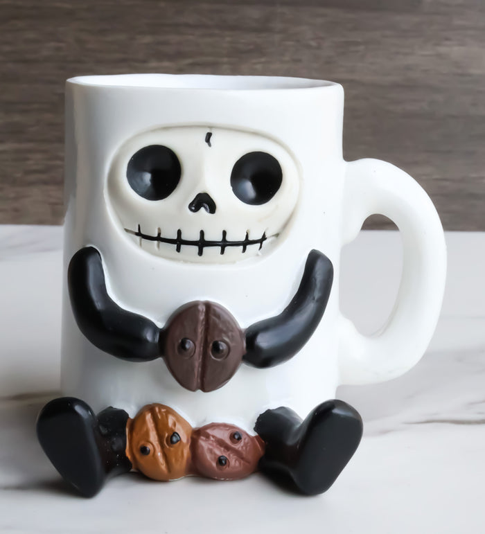ebros gift Furrybones Cup of Joe The Coffee Bean Morning Beverage Mug Furry Bone Figurine