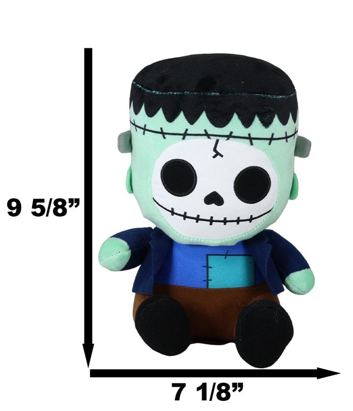 Ebros Gift Furrybones Frankie The Frankenstein Golem Skeleton Plush Toy Doll Furry Bones