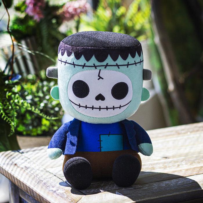 ebros gift Furrybones Frankie The Frankenstein Golem Skeleton Plush Toy Doll Furry Bones