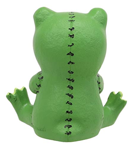 Ebros Gift Furrybones Froggy Tadpole Green Frog Cute Skeleton Monster Ornament Figurine