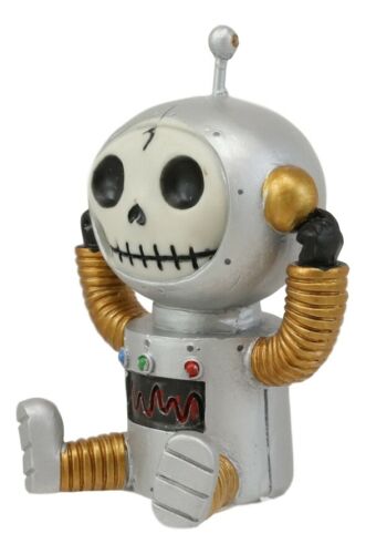 Ebros Gift Furrybones Gadget The Skeleton Retro Robot Costume Monster Collectible Figurine