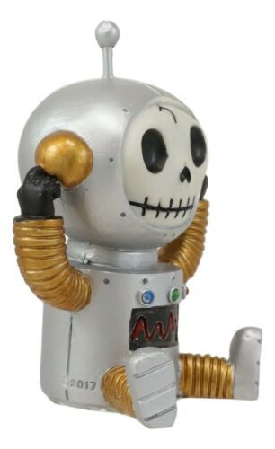 Ebros Gift Furrybones Gadget The Skeleton Retro Robot Costume Monster Collectible Figurine