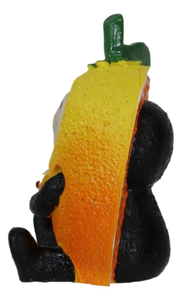 Ebros Gift Furrybones Mikan Citrus Fruity Zesty Orange Peel Skeleton Furry Bones Figurine