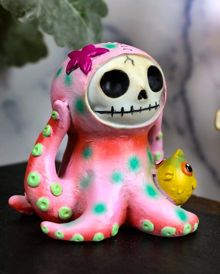 ebros gift Furrybones Octopee Skeleton Monster Ornament Figurine Exclusive Collection