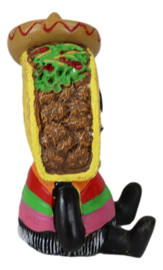 Ebros Gift Furrybones Pancho The Taco King With Sombrero And Nachos Furry Bone Figurine
