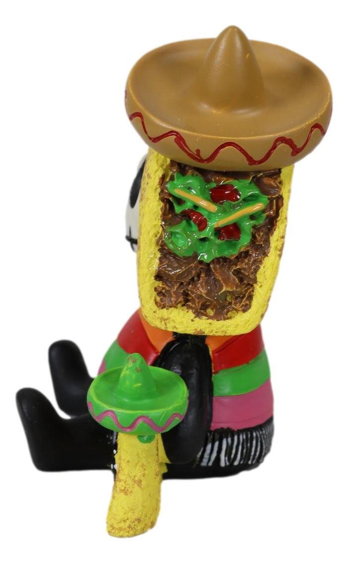 Ebros Gift Furrybones Pancho The Taco King With Sombrero And Nachos Furry Bone Figurine