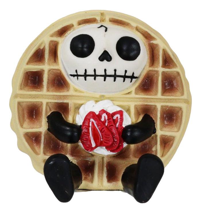 Ebros Gift Furrybones Puffle The Breakfast Strawberry Waffle Skeleton Furry Bones Figurine
