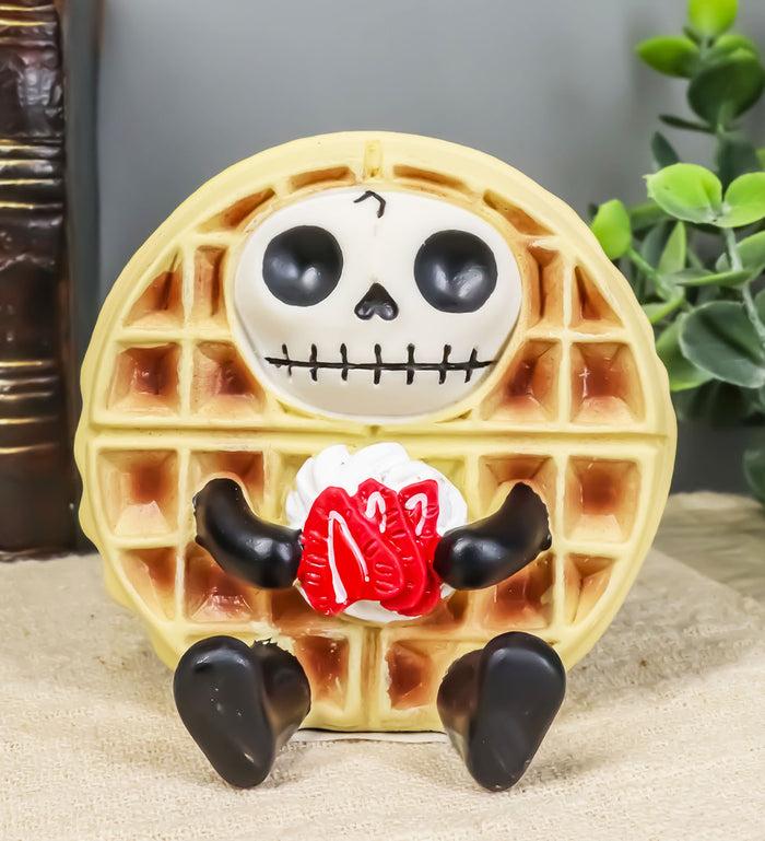 ebros gift Furrybones Puffle The Breakfast Strawberry Waffle Skeleton Furry Bones Figurine