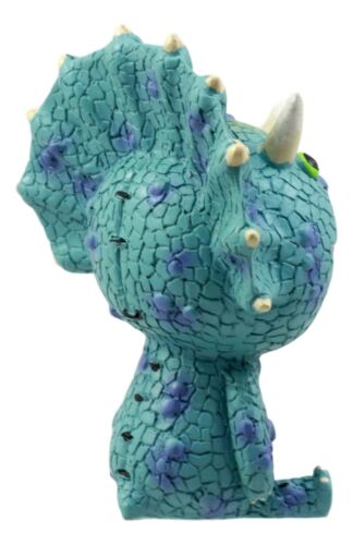 Ebros Gift Furrybones Spike Triceratops Dinosaur Costume Skeleton Monster Sit Up Ornament