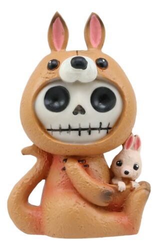 ebros gift Furrybones Sydney Kangaroo Figurine Small 3" Furry Bones Skeleton Collectible
