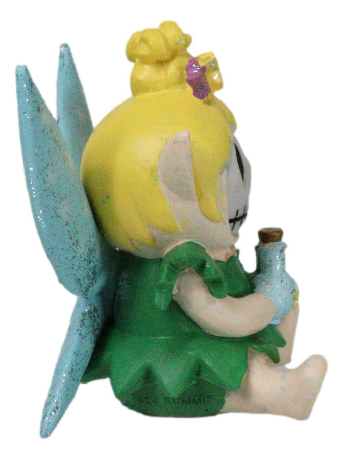 Ebros Gift Furrybones Tinker Bell Fairy With Pixie Dust Skeleton Figurine Furry Bones