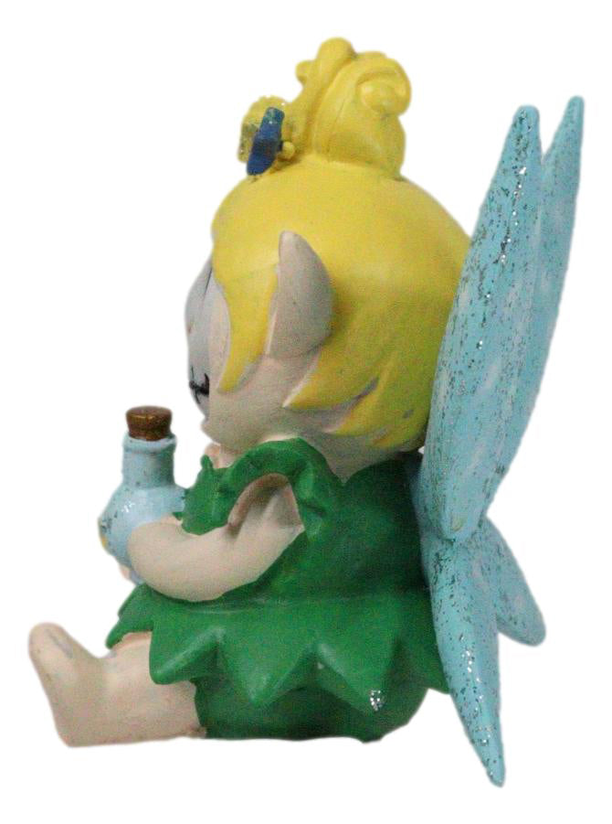 Ebros Gift Furrybones Tinker Bell Fairy With Pixie Dust Skeleton Figurine Furry Bones