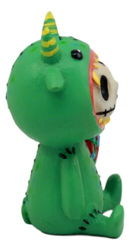 Ebros Gift Furrybones UnderbedZ Imaginary Lollipop Mogu Mogu Figurine 3"H Skeleton Monster