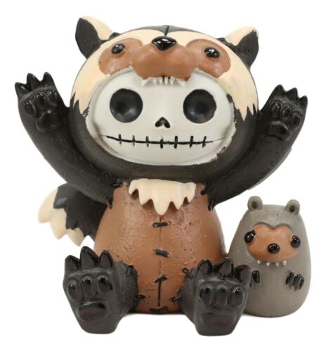 Ebros Gift Furrybones Wolfie Figurine Wolverine Costume 4 Inch Tall Collectible Statue