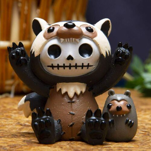 ebros gift Furrybones Wolfie Figurine Wolverine Costume 4 Inch Tall Collectible Statue