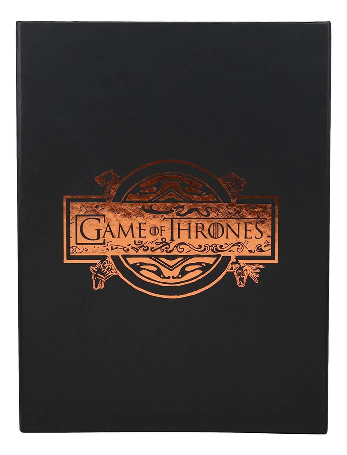 Ebros Gift Game Of Thrones Winter Is Coming Stark Direwolf Large Embossed Journal 7"x10"