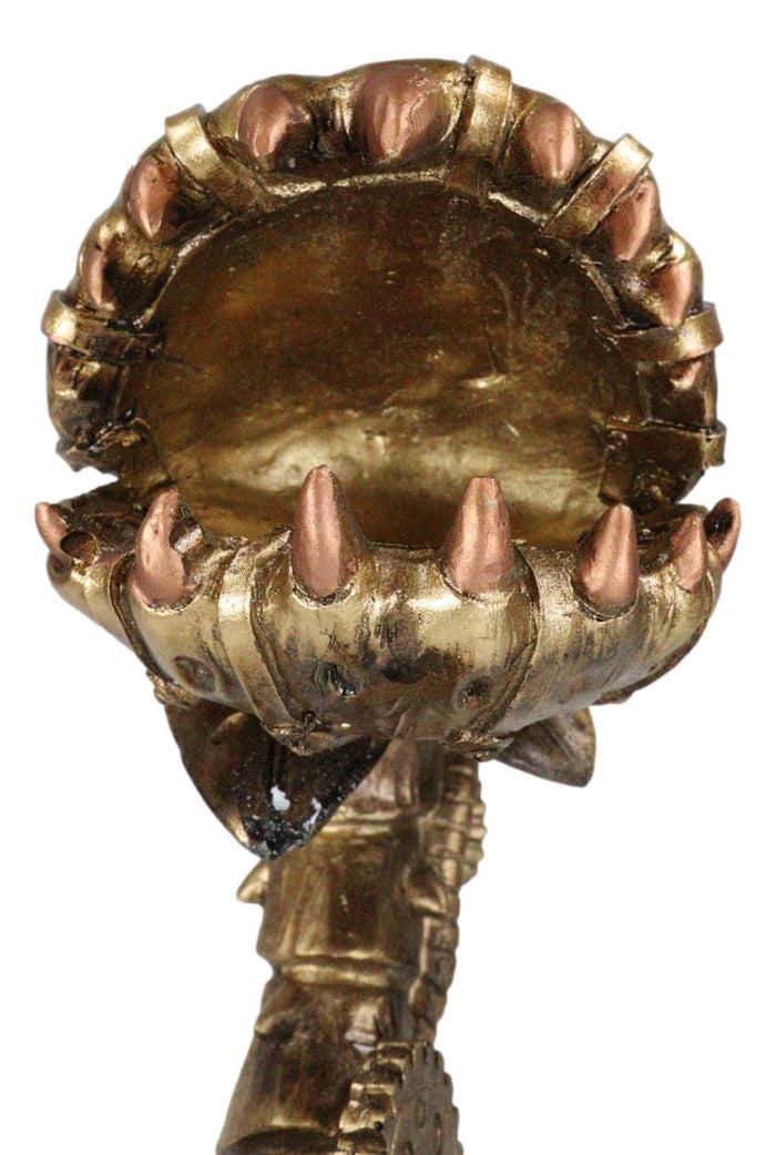 Ebros Gift Geared Clockwork Vintage Steampunk Cyborg Venus Flytrap Plant In Pot Figurine