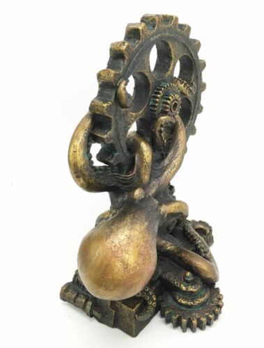 Ebros Gift Giant Deep Sea Octopus Kraken Hauling Sunken Ship Gears Paperweight Figurine