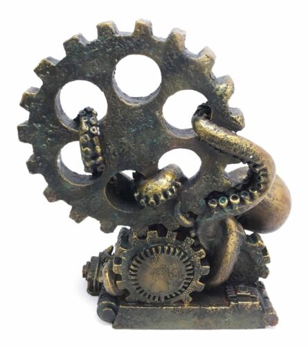 Ebros Gift Giant Deep Sea Octopus Kraken Hauling Sunken Ship Gears Paperweight Figurine