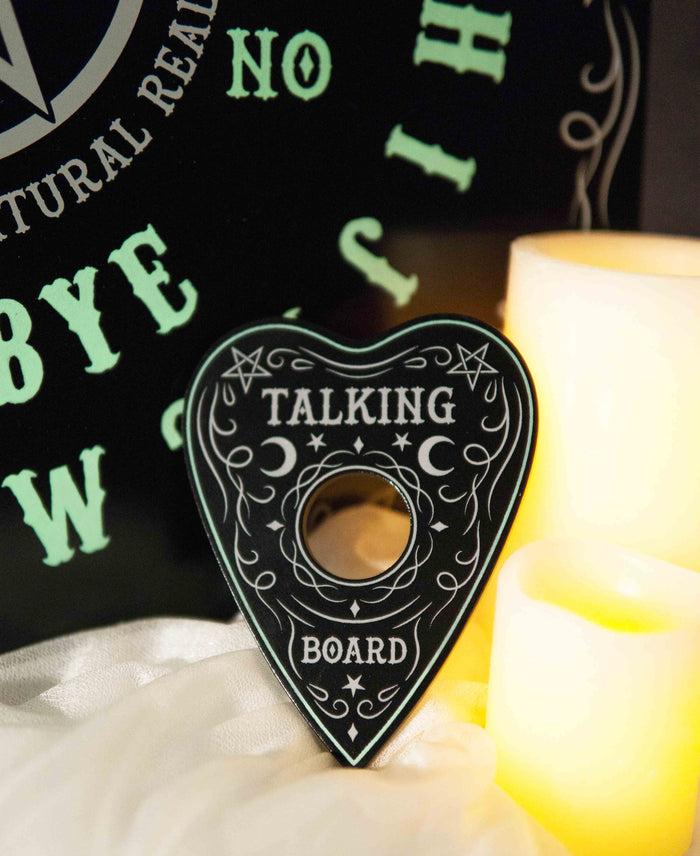 Ebros Gift Glow In The Dark Octagonal Pentagram Star Ouija Spirit Board Game W/ Planchette