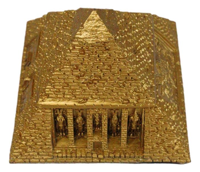 Ebros Gift Gods Of Egypt Pharaoh The Great Pyramid Of Khufu Small Hinged Trinket Box Decor
