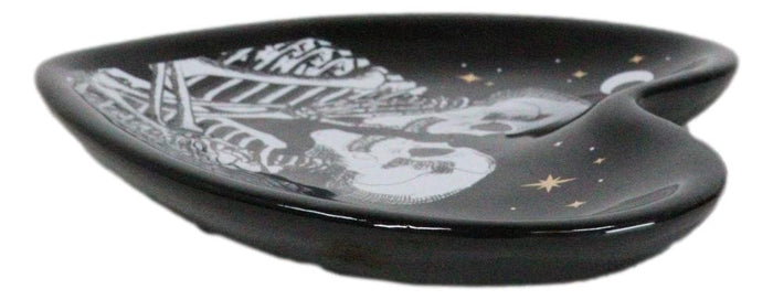 Ebros Gift Gothic Day Of The Dead Love Never Dies Skeleton Couple Heart Trinket Dish Decor
