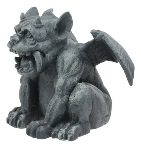 Ebros Gift Gothic Fido The Fat Sabre Tooth Tiger Gargoyle Figurine Small Fantasy Decor