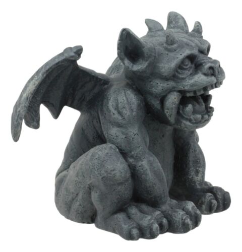 Ebros Gift Gothic Fido The Fat Sabre Tooth Tiger Gargoyle Figurine Small Fantasy Decor