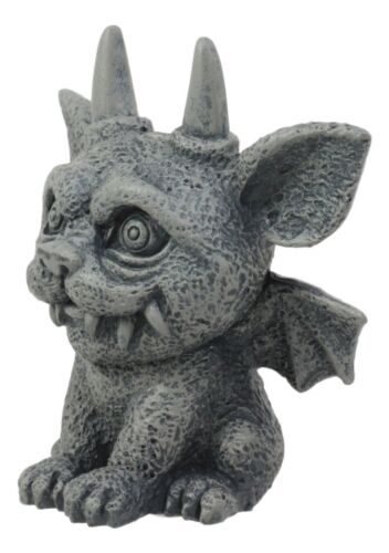 Ebros Gift Gothic Horned Bat Cat Gargoyle Bast Figurine Small Mythical Fantasy Decor Statue