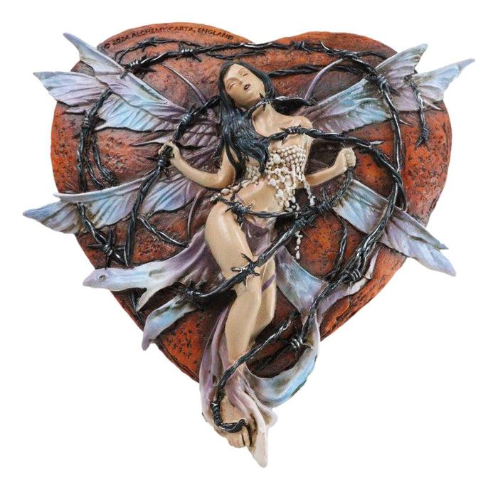 ebros gift Gothic Oubliette De La Coeur Prison of The Heart Fairy in Captivity Wall Decor