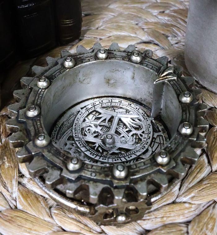 ebros gift Gothic Steampunk Anguistralobe Path Of Destiny Gears Clockwork Trinket Dish