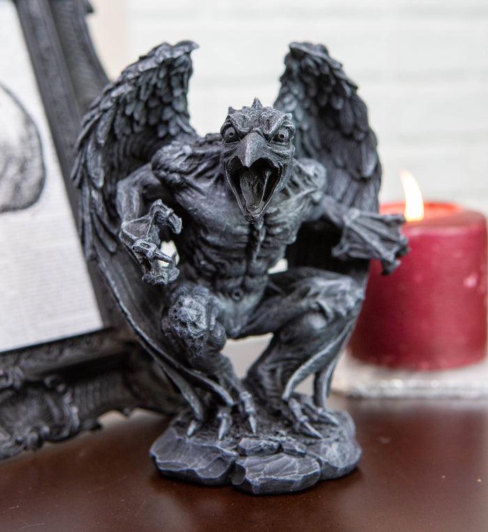 ebros gift Gothic Winged Avian Eagle Bird Renegade Gargoyle Decorative Figurine 6.25"H