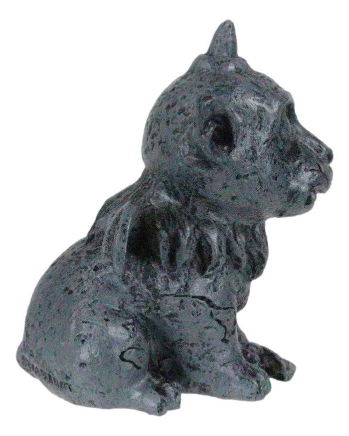 Ebros Gift Gothic Winged Chimera Guardian Baby Lion Gargoyle Figurine Faux Stone Finish
