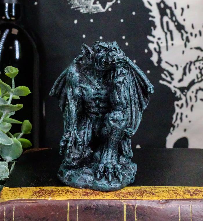 ebros gift Gothic Winged Gorilla King Kong Prime Gargoyle Crouching Miniature Figurine