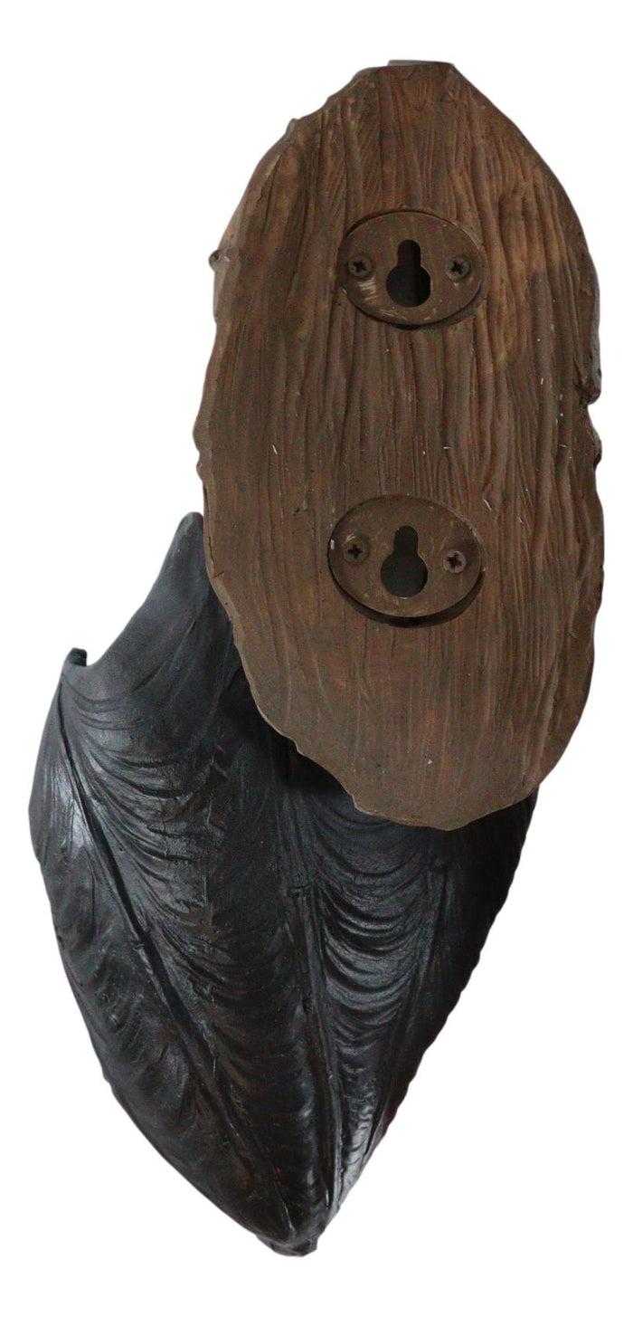 Ebros Gift Gothic Winged Vampire Bat By Spider Web Hanging From Branch Wall Hanging Decor