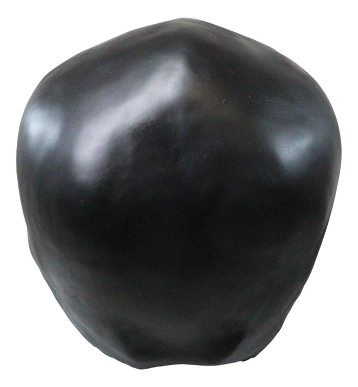 Ebros Gift Graveyard Gothic Memento Mori Giant Oversized Sinister Black Skull Statue 23"L