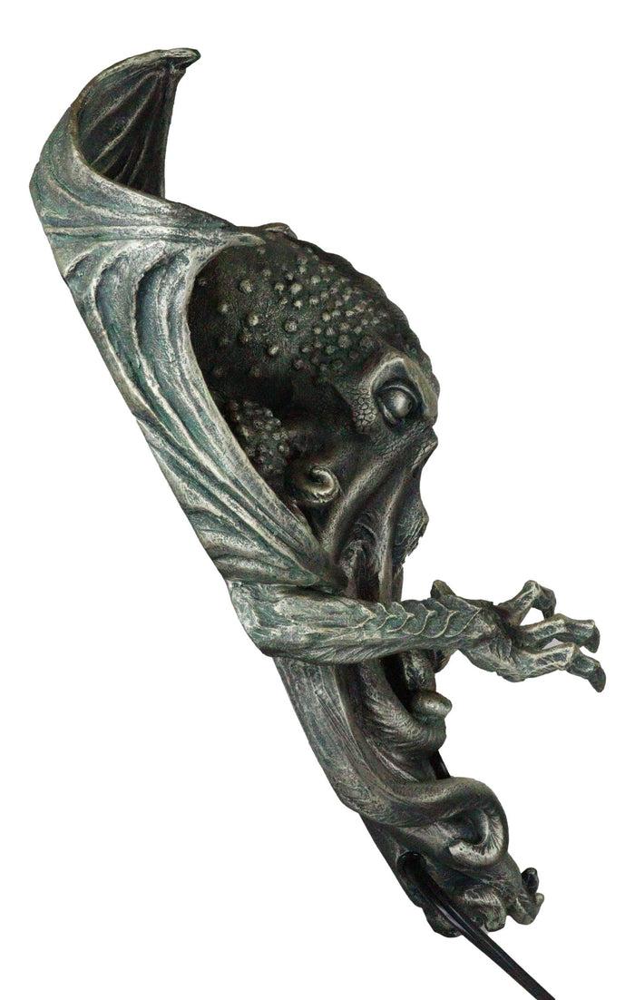 Ebros Gift Great Old Ones Cthulhu Kraken Octopus Holding Spherical Ball Lamp Wall Sconce