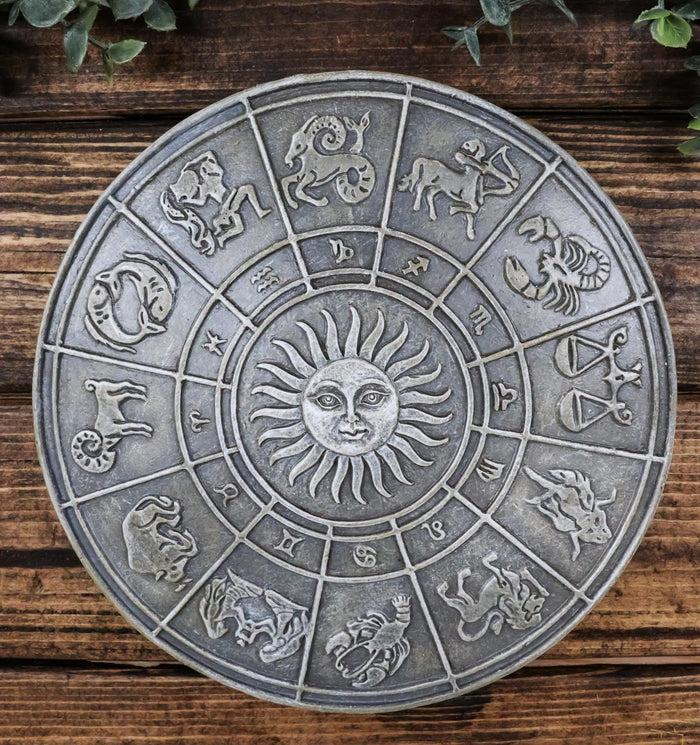 ebros gift Greek Astrological Horoscopes Zodiac Constellations Belenos Sun God Wall Decor