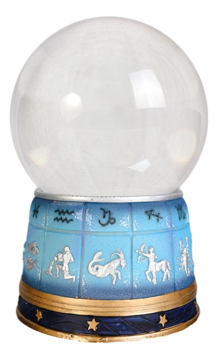 Ebros Gift Greek Astrology 12 Horoscope Zodiac Signs Dome Base And Glass Sphere Gazing Ball