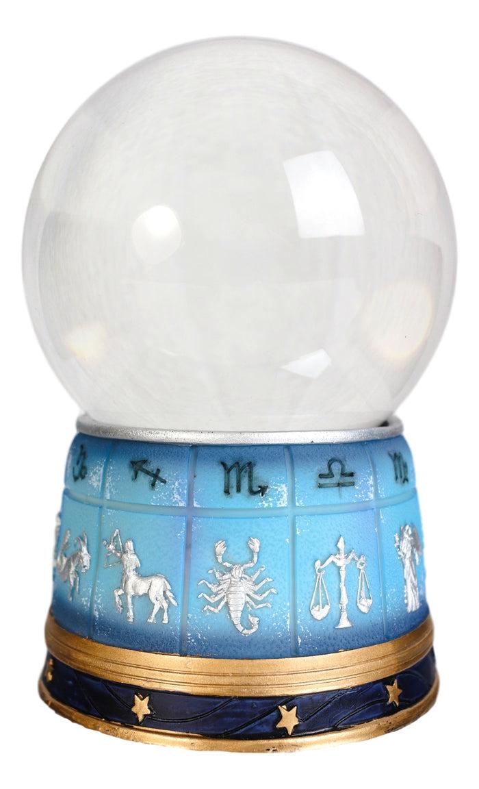 Ebros Gift Greek Astrology 12 Horoscope Zodiac Signs Dome Base And Glass Sphere Gazing Ball